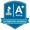 BBB A+ Accredited Badge